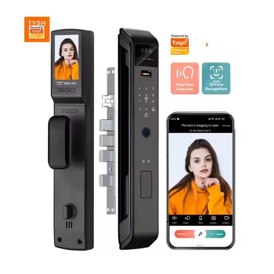 Airbnb door locks Keyless Smart Door Lock – Biometric Security Systems Tuya