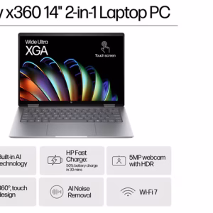 HP Envy x360 2-in-1 Laptop 14, Windows 11 Home, 14", Touch screen, AMD Ryzen™ 7, 16GB RAM, 512GB SSD, (Brand New)