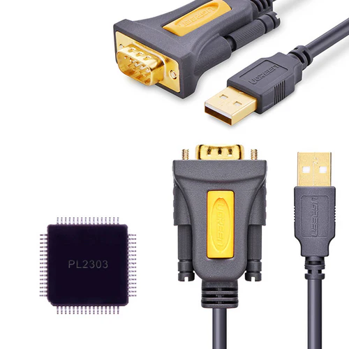 UGREEN USB to DB9 RS-232 Adapter Cable 1.5m - Image 2