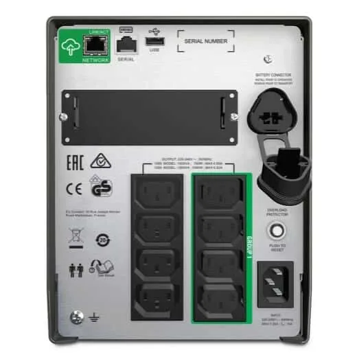 APC Smart-UPS 1000VA LCD 230V Interface Port(s) SMT1000IC - Image 2