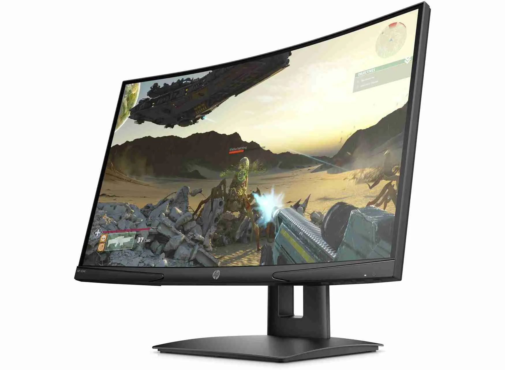 HP X24c 23.6" FHD Curved Gaming Monitor 9FM22AS