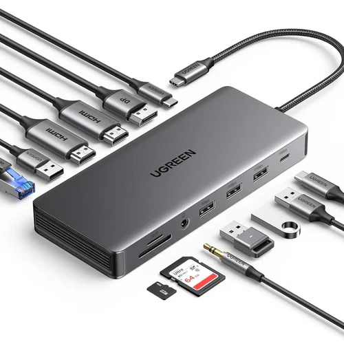 UGREEN Revodok Pro 313 USB-C 13-In-1 Multifunction Docking Station - Image 2