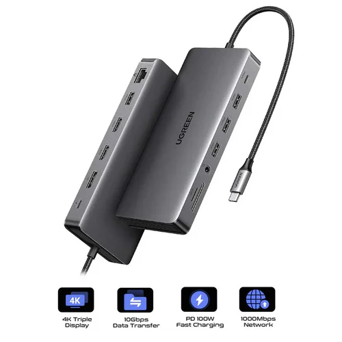UGREEN Revodok Pro 313 USB-C 13-In-1 Multifunction Docking Station - Image 3