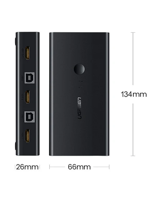 UGREEN UG-50744 HDMI KVM Switch Box 2-in-1 - Image 2