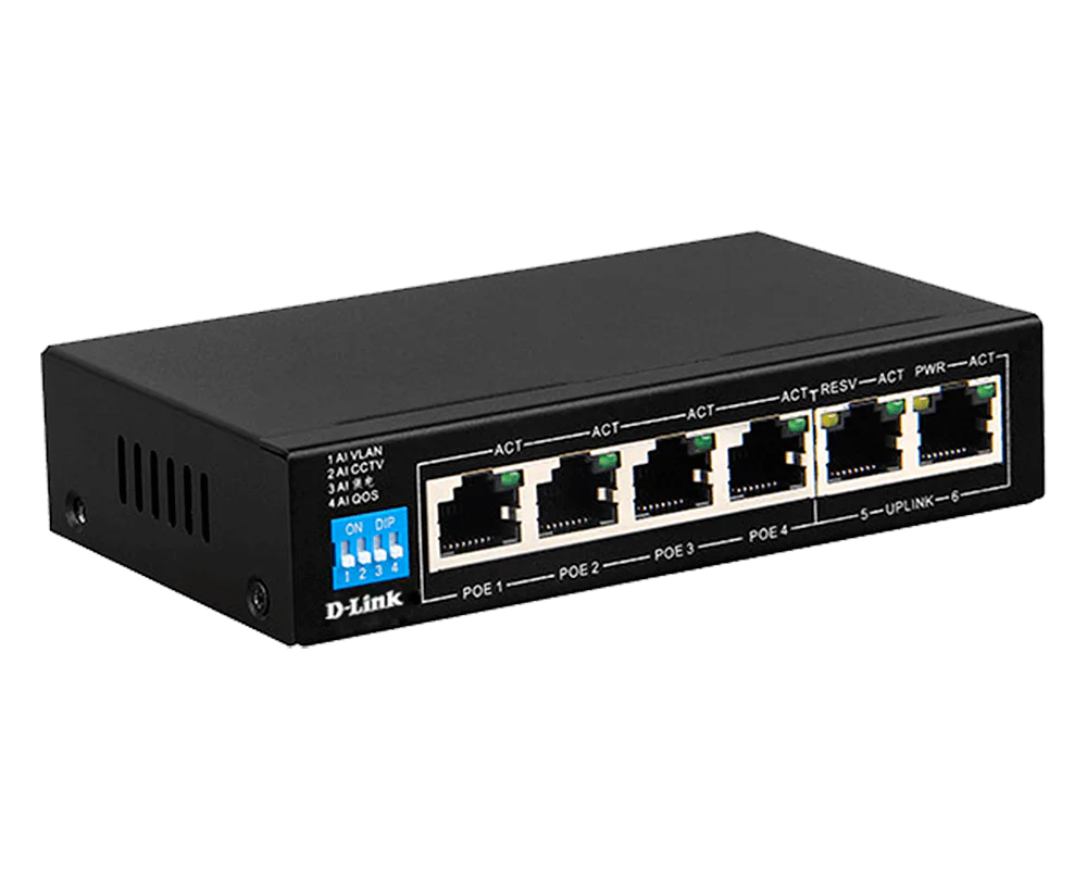 D-Link 6-Port Gigabit PoE Switch – DGS-F1006P - Image 3
