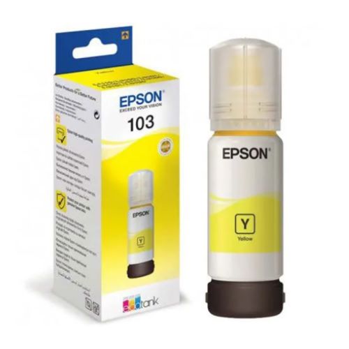 Epson 103 Yellow Ink Bottle – 65ml (C13T00S44A)