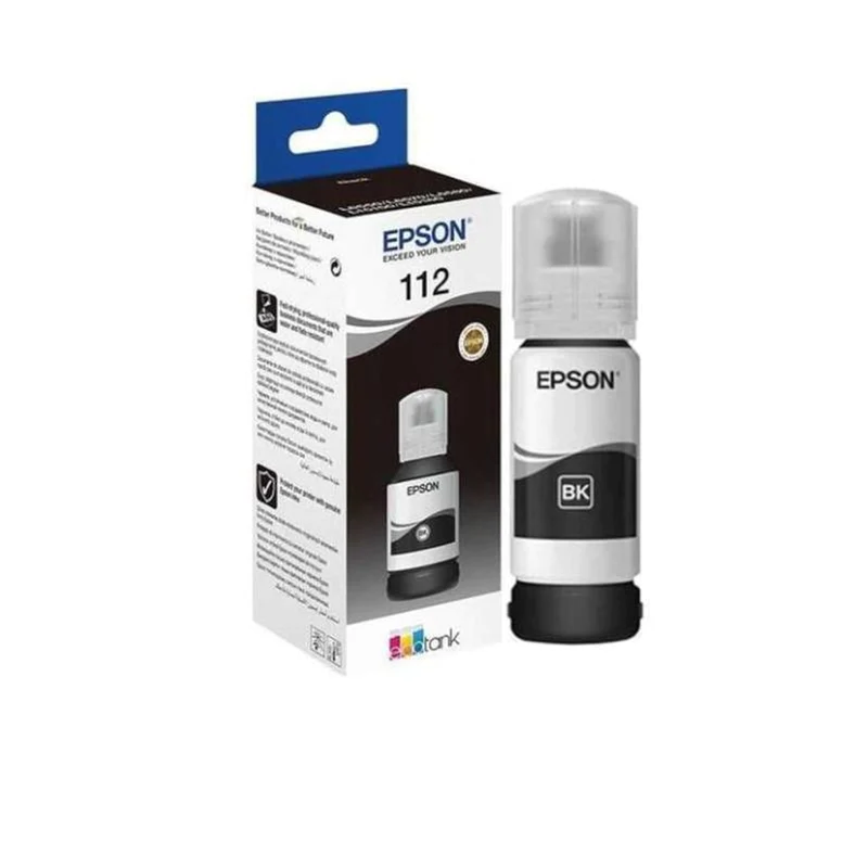 Epson 112 Black Ink Bottle – 127ml (C13T06C14A)