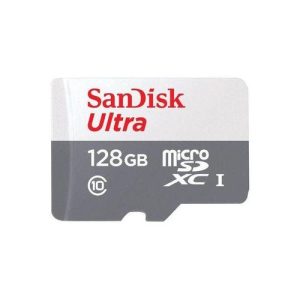 SanDisk MicroSD CLASS 10 100MBPS 128GB (Without Adapter)
