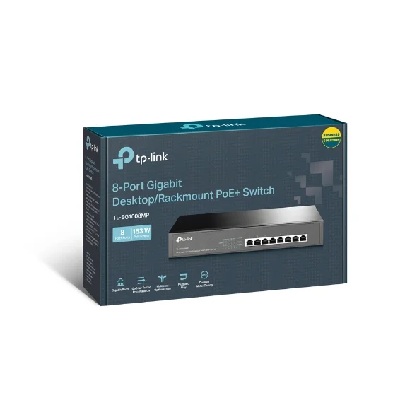 TP-Link TL-SG2210MP – 10-Port PoE+ Smart Gigabit Switch - Image 2