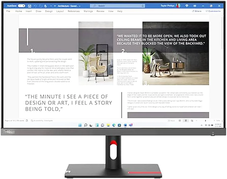 Lenovo ThinkVision S27i-30 27" FHD Monitor 63DFKAT4UK - Image 2