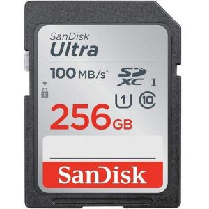 SanDisk Ultra SDHC card and SDXC card Up to 100MB/s - 256GB