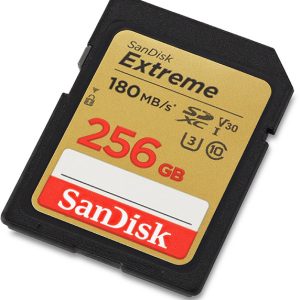 SanDisk Extreme SDHC and SDXC UHS-I Card 180MB/s 256GB