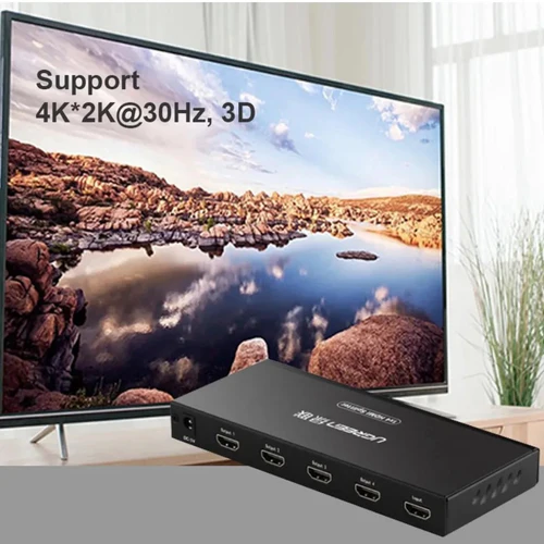 UGREEN UG-40202UK HDMI Splitter 1-in-4 Out 4K - Image 4